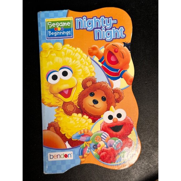 Sesame Street Beginnings Bendon Board Books Nighty Night Bubbles Ernie Big Bird - Picture 2 of 7